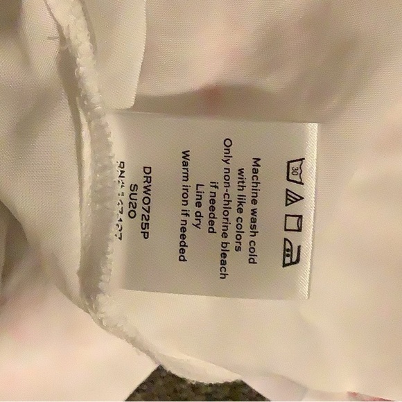 NWOT Draper James Plus Size Size 1 X Pink Flower Print Midi Dress - Picture 8 of 13